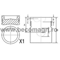 Piston cu bolt John Deere