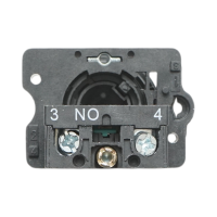 Buton comanda cu revenire negru 1NO, 400V/10A LAY5 Breckner Germany