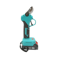 Foarfeca electrica de gradina cu 2 acumulatori 21V, 1.5Ah Li-Ion, brushless, diametru taiere 0-25mm, buton siguranta Breckner Germany