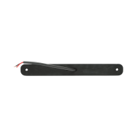 Lampa gabarit laterala LED slim 12-24V rosu fumuriu 16 LED-uri 235x26.5x21mm Breckner Germany