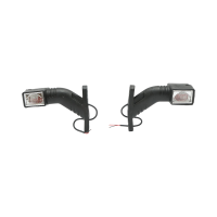 Lampa gabarit laterala LED 3 functii 12V-24V rosu-alb-galben 140mm Breckner Germany