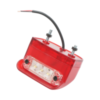 Lampa LED iluminare placuta numar inmatriculare 12V-24V 3 LED-uri 78.5x50mm Breckner Germany