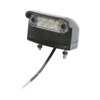 Lampa LED iluminare placuta numar inmatriculare 12V-24V 3 LED-uri 78.5x50mm Breckner Germany