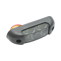 Lampa pozitie laterala LED 12-24V alb-galben-rosu fumuriu 110x32x28mm Breckner Germany