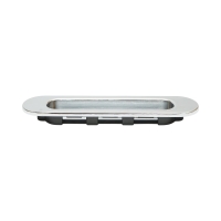 Maner usa glisanta cromat incastrat tip scoica 36x150mm