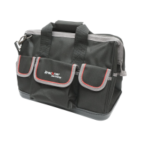 Geanta scule multifunctionala cu 15 buzunare, curea umar, baza din plastic, material textil 31x17x28cm Breckner Germany