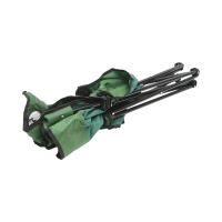 Scaun camping pliabil verde cu suport pahar, husa transport, structura metalica 50x80x80cm