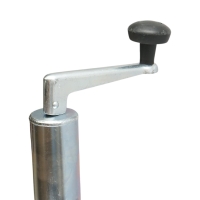 Roata de sprijin remorca 200x50mm, diametru tub 48mm, reglabila 570-800mm, sarcina maxima 136kg Breckner Germany