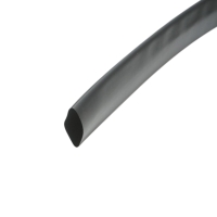 Tub termocontractabil 16mm negru 100m/rola
