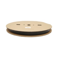 Tub termocontractabil 18mm negru 100m/rola