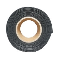 Tub termocontractabil 80mm negru 25m/rola