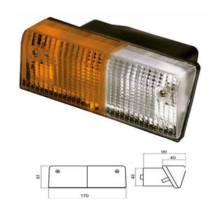 Lampa fata dreapta tractor Fiat