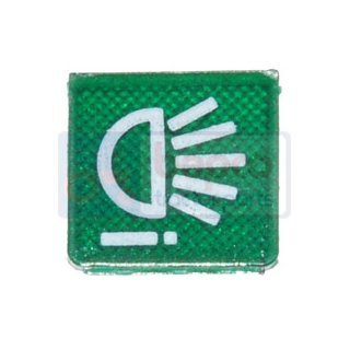 Simbol buton lampa spate