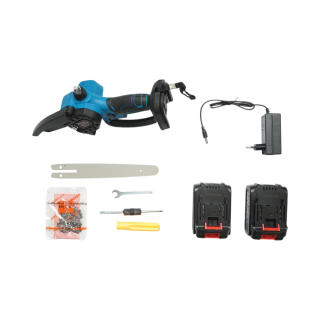 Mini fierastrau electric cu 2 acumulatori 24V, 4Ah Li-ion, lama 8 inch (200mm), turatie 4000rpm Breckner Germany