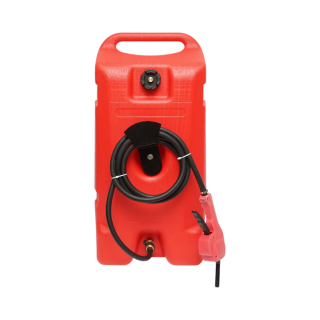 Rezervor motorina mobil portabil 53L cu pompa transfer manuala, furtun 3m si pistol Breckner Germany