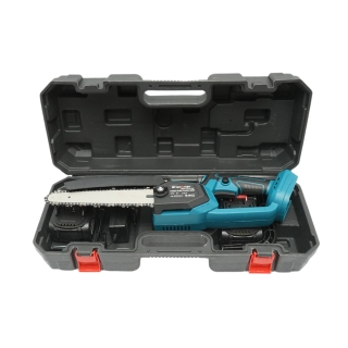 Mini fierastrau electric cu 2 acumulatori 21V, 3Ah Li-ion, lama 8 inch (200mm), turatie 4000rpm, incarcare rapida Breckner Germany