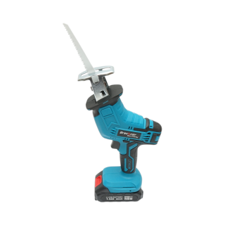 Fierastrau electric tip sabie cu 2 acumulatori 21V, 1.5Ah Li-ion, LED, cursa 20mm, 0-3000rpm, 3 panze pentru lemn, metal, plastic Breckner Germany