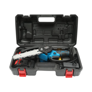 Mini fierastrau electric cu 2 acumulatori 24V, 2Ah Li-ion, lama 6 inch (150mm), turatie 4000rpm Breckner Germany