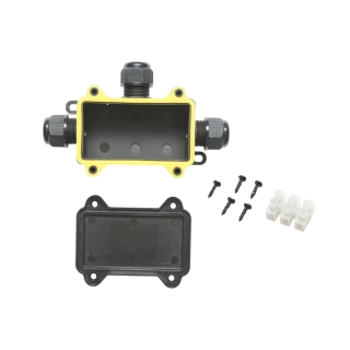 Doza derivatie etansa cu presetupe 41A 450V AC, 3 intrari 3-10mm IP68 Longroad