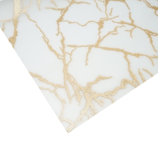 Folie protectie masa decorativa PVC siliconizat 100cm, grosime 1.2mm, model marmura 20m/rola Breckner Germany