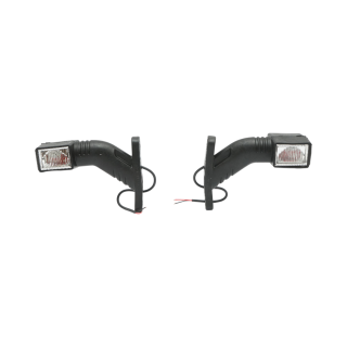 Lampa gabarit laterala LED 3 functii 12V-24V rosu-alb-galben 140mm Breckner Germany