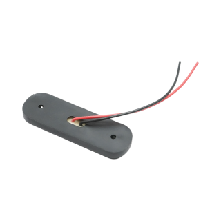 Lampa gabarit laterala ovala LED 12V-24V alb fumuriu 3 LED-uri 87x28x13.5mm Breckner Germany