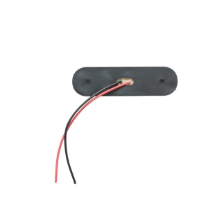 Lampa gabarit laterala ovala LED 12V-24V alb fumuriu 3 LED-uri 87x28x13.5mm Breckner Germany