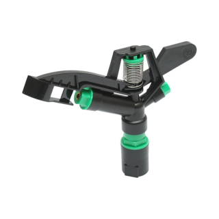 Aspersor de impact reglabil cu brat oscilant, 2 duze, raza 8-11m, debit 18-25 L/min, filet interior 1 inch Breckner Germany