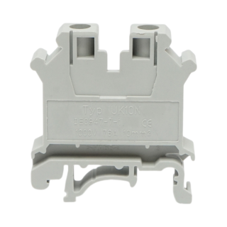 Clema de sir pe sina DIN 10mm² 76A 1000V gri UK10N Longroad