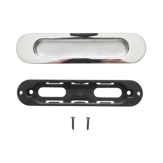 Maner usa glisanta cromat incastrat tip scoica 36x150mm