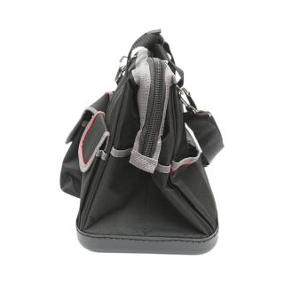 Geanta scule multifunctionala cu 15 buzunare, curea umar, baza din plastic, material textil 31x17x28cm Breckner Germany