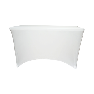 Husa masa elastica alba dreptunghiulara 180x70x74cm