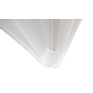 Husa masa elastica alba dreptunghiulara 120x60x74cm