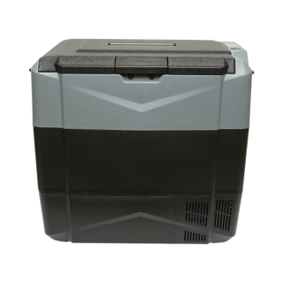 Frigider auto 55L cu compresor 12V-24V-220V, 60W, afisaj LCD, zona dubla de racire, USB 630x390x590mm