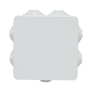 Doza derivatie patrata aparenta 7 intrari 85x85x50mm IP55