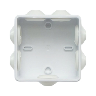 Doza derivatie patrata aparenta 7 intrari 85x85x50mm IP55