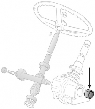 Bucsa caseta directie tractor Fiat