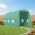 Solar de gradina 300x200x200cm, folie verde PE cu plasa 140g/mp UV, 1 usa, 6 ferestre, teava otel galvanizat 19mm THOR