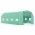 Solar de gradina 400x300x200cm, folie verde PE cu plasa 140g/mp UV, 1 usa, 8 ferestre, teava otel galvanizat 19mm THOR