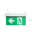 Lampa EXIT LED iesire de urgenta 220V, 3W, baterie Li-ion 1800mAh, montaj incastrat, autonomie 3 ore IP20