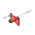 Malaxor electric cu amestecator 1400W, 220V, 6 trepte viteza 0-800rpm, paleta 120mm, M14 pentru adeziv, vopsea, mortar THOR