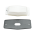 Lampa gabarit grila fata LED 24V alb NEON 135x60x40mm Breckner Germany