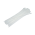 Faseta colier plastic alb 3.6x290mm 100 buc/set Longroad