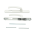 Set manere usa termopan PVC alb cu sild 28x220mm